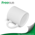 High quality Small 6 oz white blank ceramic coffee mug for sublimation